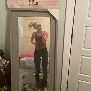 checkered Vans leggings